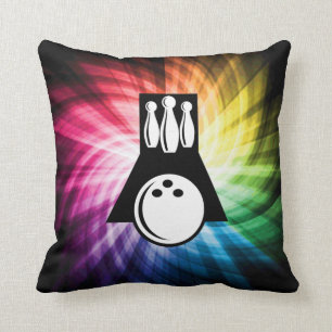 Coussin Bowling coloré