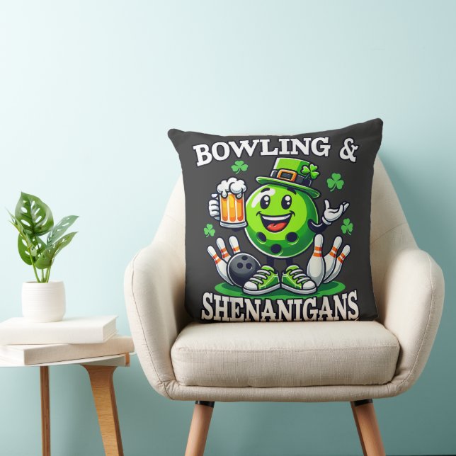 Coussin Bowling Saint-Patrick folies (Chaise)