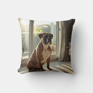 Coussin Boxer Elegant Throw Pillow