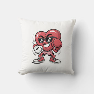 Coussin Boxeur de cœur
