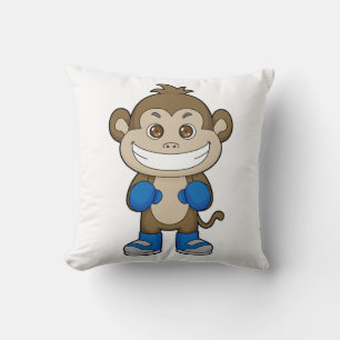 Coussin Boxeur de singe Boxeur de boxe Gants de boxe