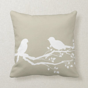 Coussin Branche Bucolique en mousse de marée