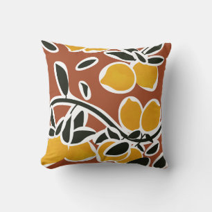 Coussin Branches de citronniers I