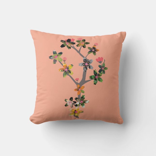Coussin Branches d'insectes (Recto)