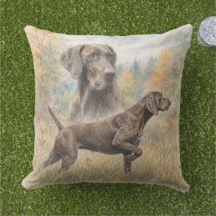 Coussin Braque allemand à poil court