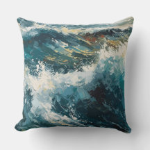 Breaking Beach Waves Peinture