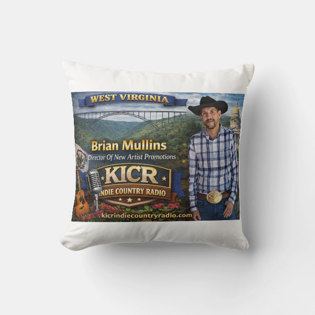 Coussin Brian Mullins Pillow (Recto)