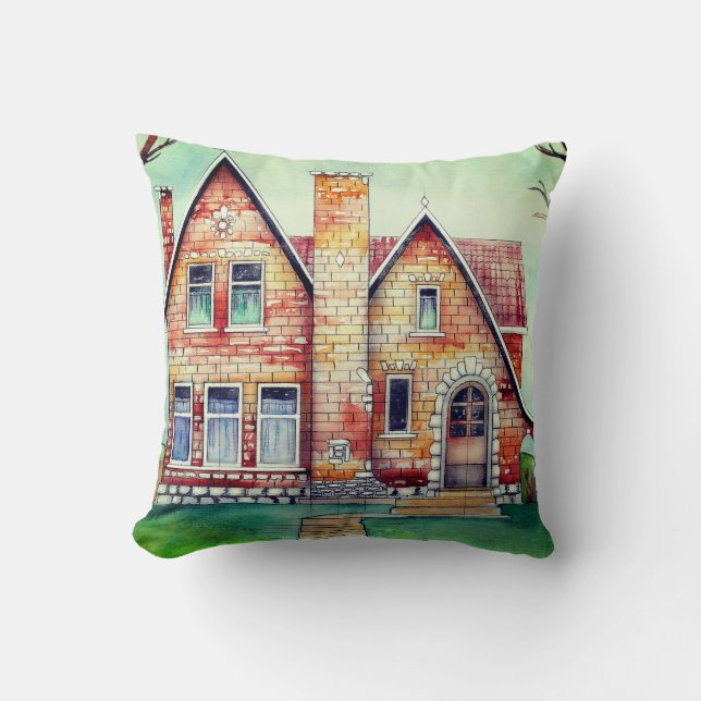Coussin Brick Home (Recto)