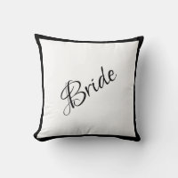 Bride noir Script Mariage chic