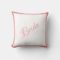 Bride Pink Script Mariage chic