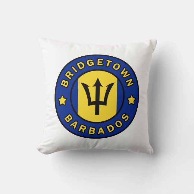 Coussin Bridgetown Barbade (Recto)