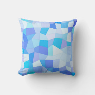 Coussin Bright Blues Mosaic