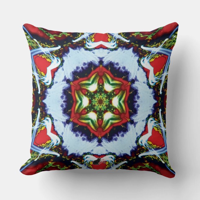 Coussin Brindle Kaleidoscope (Recto)