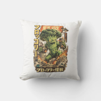 Coussin Broccoli Kaiju – Vegetable Apocalypse