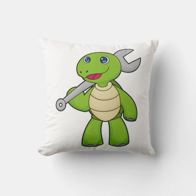 Coussin Broche mécanique de tortue (Recto)