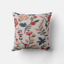 Broderie Fleurs délicates sur un arrière - plan be