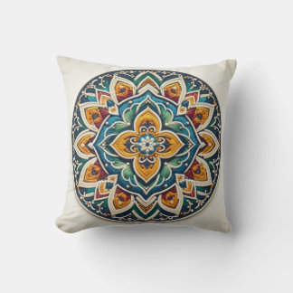 Coussin Broderie intemporelle #2