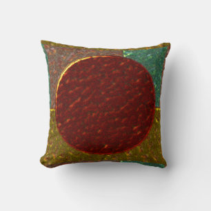Coussin bronze texture métallique