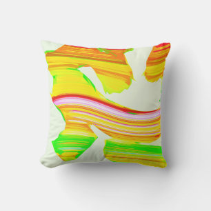 Coussin Brosse arc-en-ciel