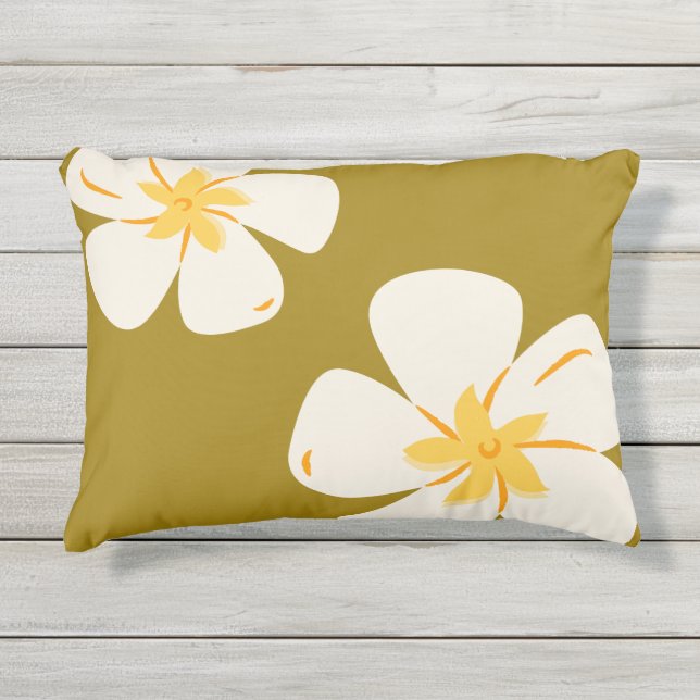 Coussin Brown et blanc de selle (Devant)