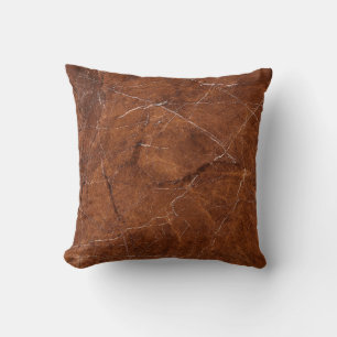 Coussin Brown Marbre brillant : Arrière - plan Texture de 