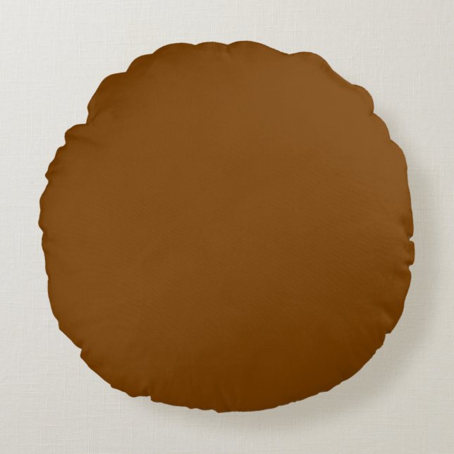Coussin Brown rond au chocolat (Devant)