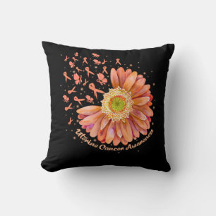 Coussin Broyer Ruban Hummingbird Sunflower Cancer utérin 