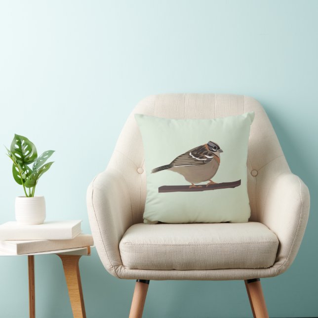 Coussin Bruant à gorge blanche (Chaise)