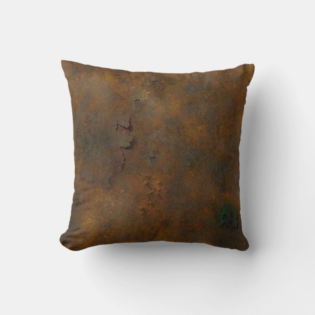 Coussin brûlé de dégradation urbaine de rouille (Recto)