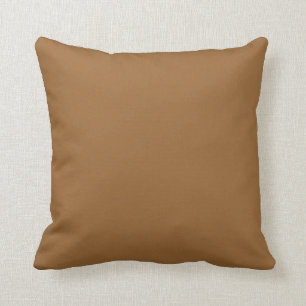 coussin brun clair