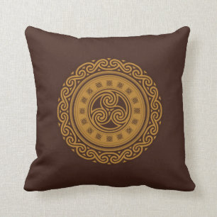 Coussin Brun de Namara