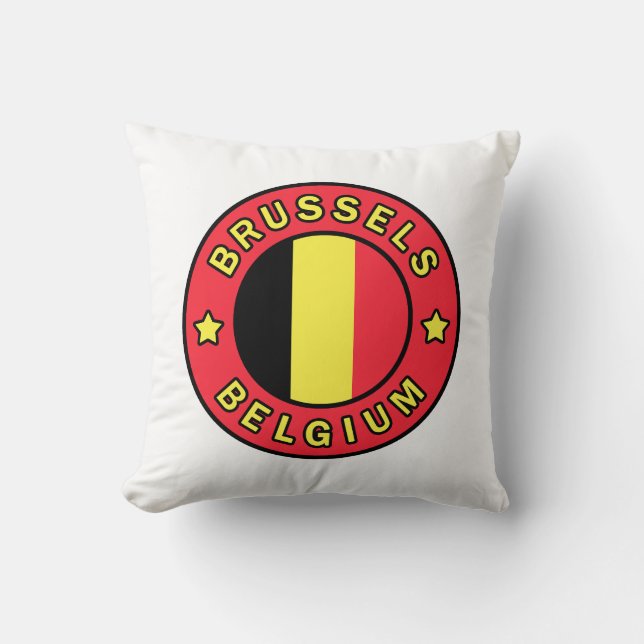 Coussin Bruxelles Belgique (Recto)