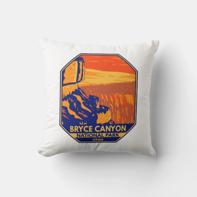 Coussin Bryce Canyon National Park Utah Inspiration Point (Recto)