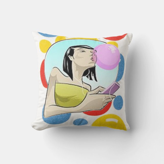 Coussin Bubblicious 2 Sided Pillow (Recto)