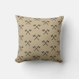 Coussin Bûcherons modernes traversant les axes
