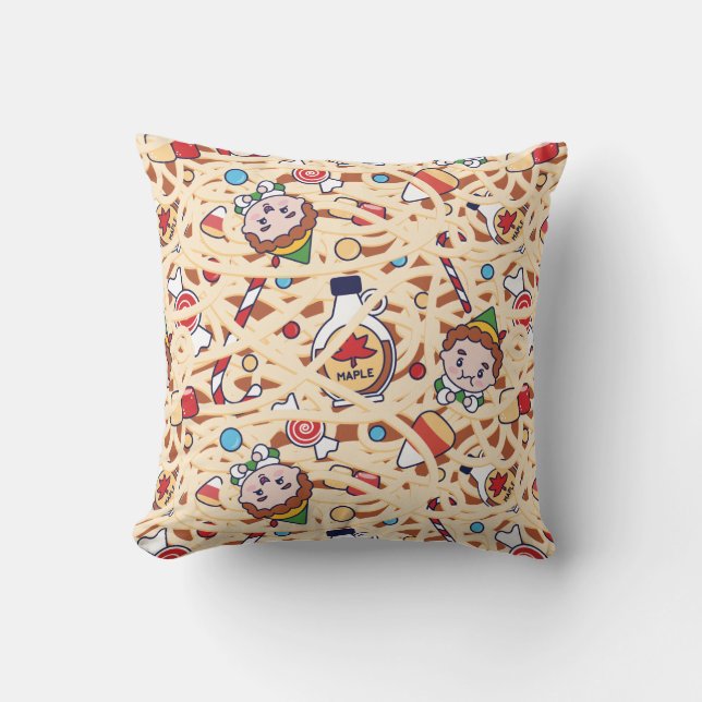 Coussin Buddy l'Elfe | Motif de Noël (Recto)