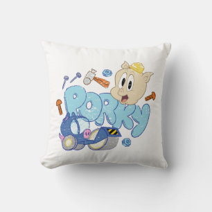 Coussin BUGS BUNNY BUILDERS™ Croquis de Porky