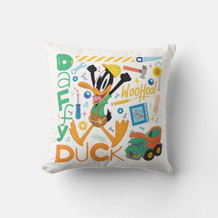 Coussin BUGS BUNNY BUILDERS™ DAFFY DUCK™ Outils de travai
