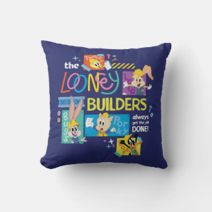 Coussin BUGS BUNNY BUILDERS™ Le Collage des Looney Builde