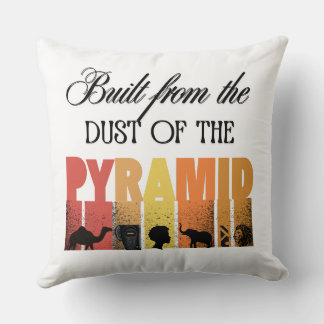 Coussin Built From Dust of The Pyramid | Throw Pillow