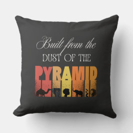 Coussin Built From Dust of The Pyramid | Throw Pillow