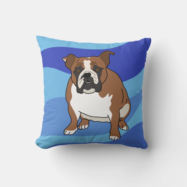 Coussin Bulldog anglais (Recto)