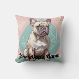Coussin Bulldog français personnalisé