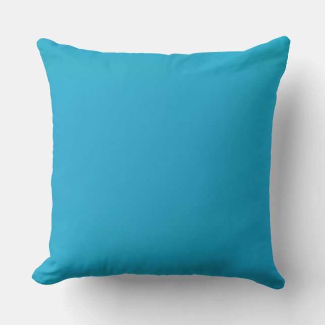 Coussin Bulles bleues Six (Recto)