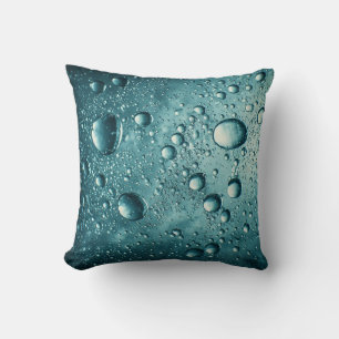 Coussin Bulles d'eau bleue Fond abstrait sous-marin
