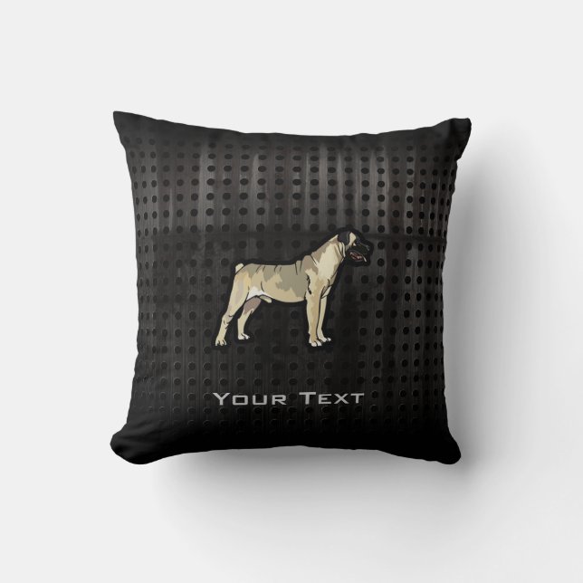 Coussin Bullmastiff grunge (Recto)