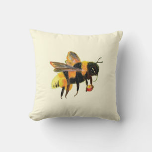 Coussin Bumble Bee transportant du pollen
