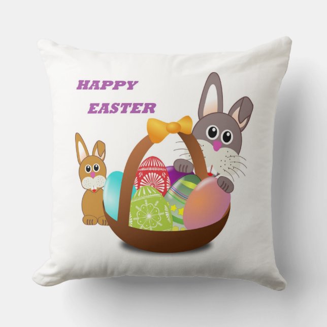 COUSSIN BUNNY "HAPPY EASTER" (Recto)