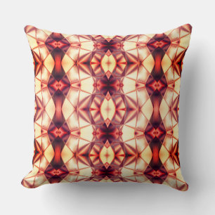 Coussin Burgundy soyeux à crème rapport de formes virtuell