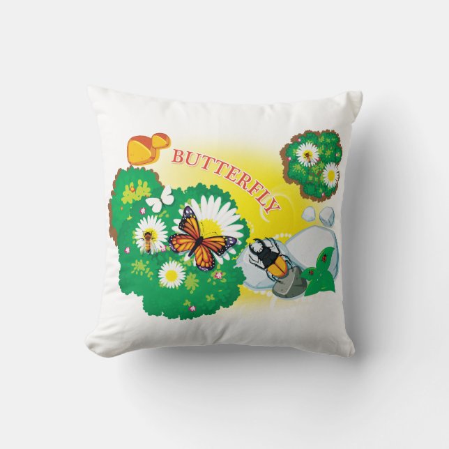 Coussin BUTTERFLY Pillow (Recto)